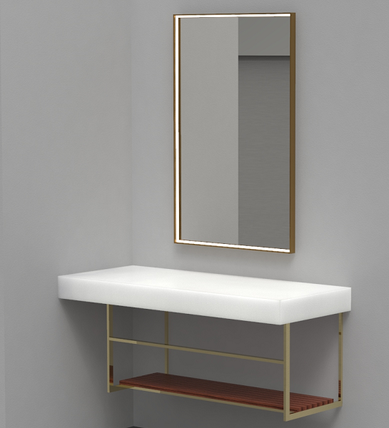 specchio assieme ottone specchio assieme ottone